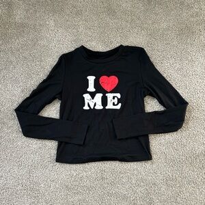 Black Graphic Longsleeve Shirt